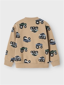 NAME IT Sweat Cardigan Seb Weathered Teak